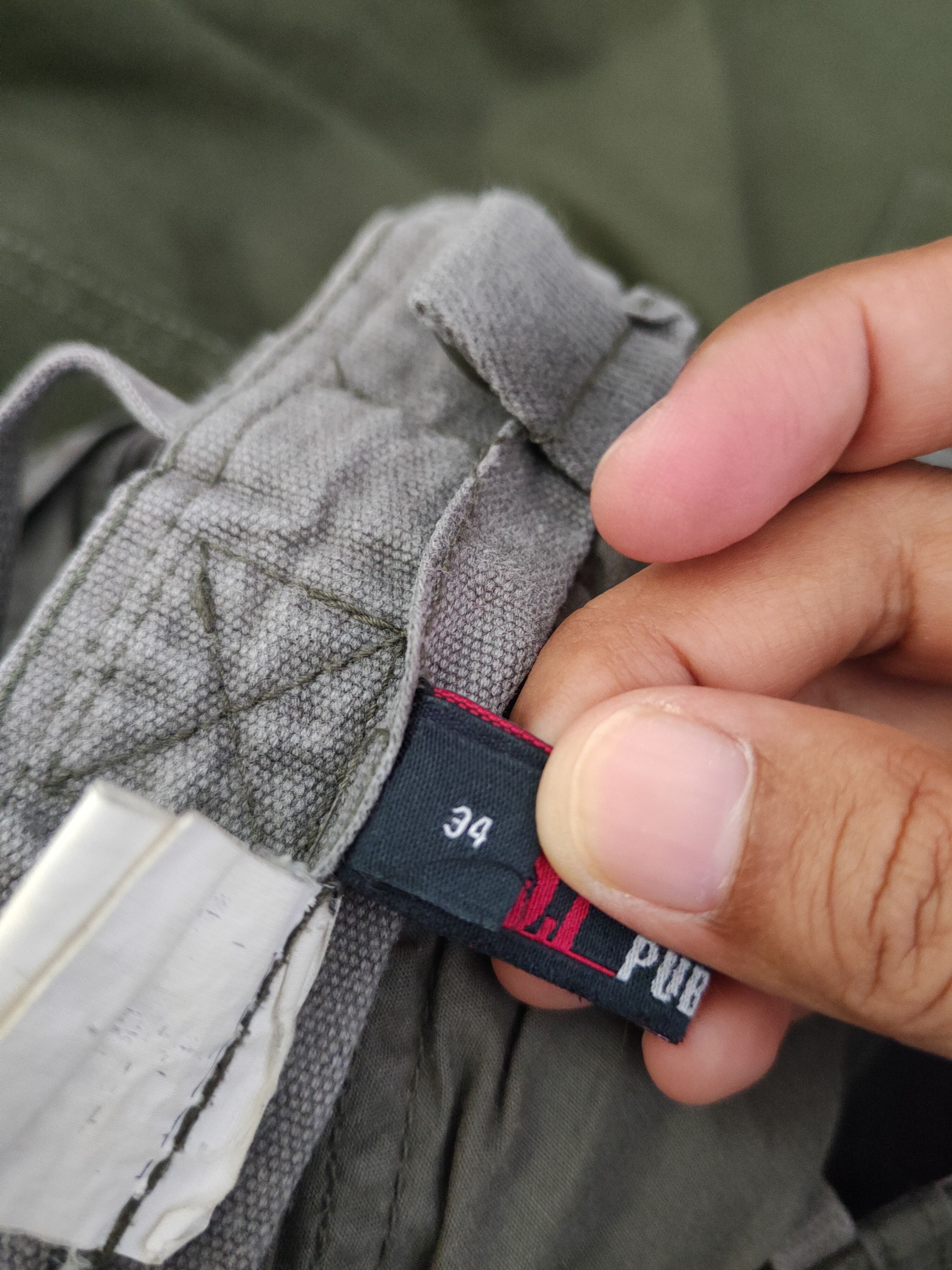 Japanese Brand DL Public Space 1 Olive Multipocket Cargo Pants #1322 Size US 34 / EU 50 - 15 Thumbnail