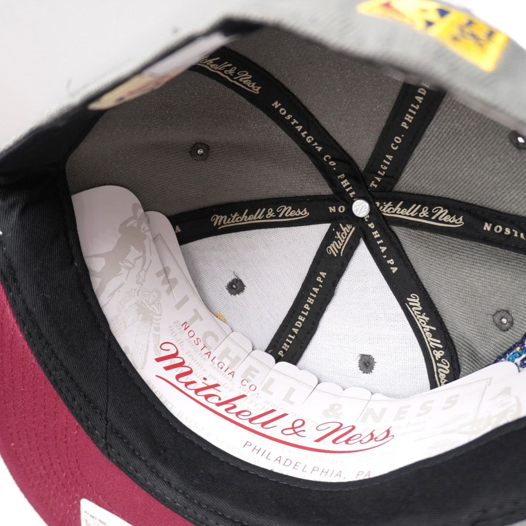 Mitchell & Ness Mitchell & Ness Miami Heat Hat Mens 7 1/8 Grey 2012 NBA Champions Side Patch Size ONE SIZE - 6 Thumbnail