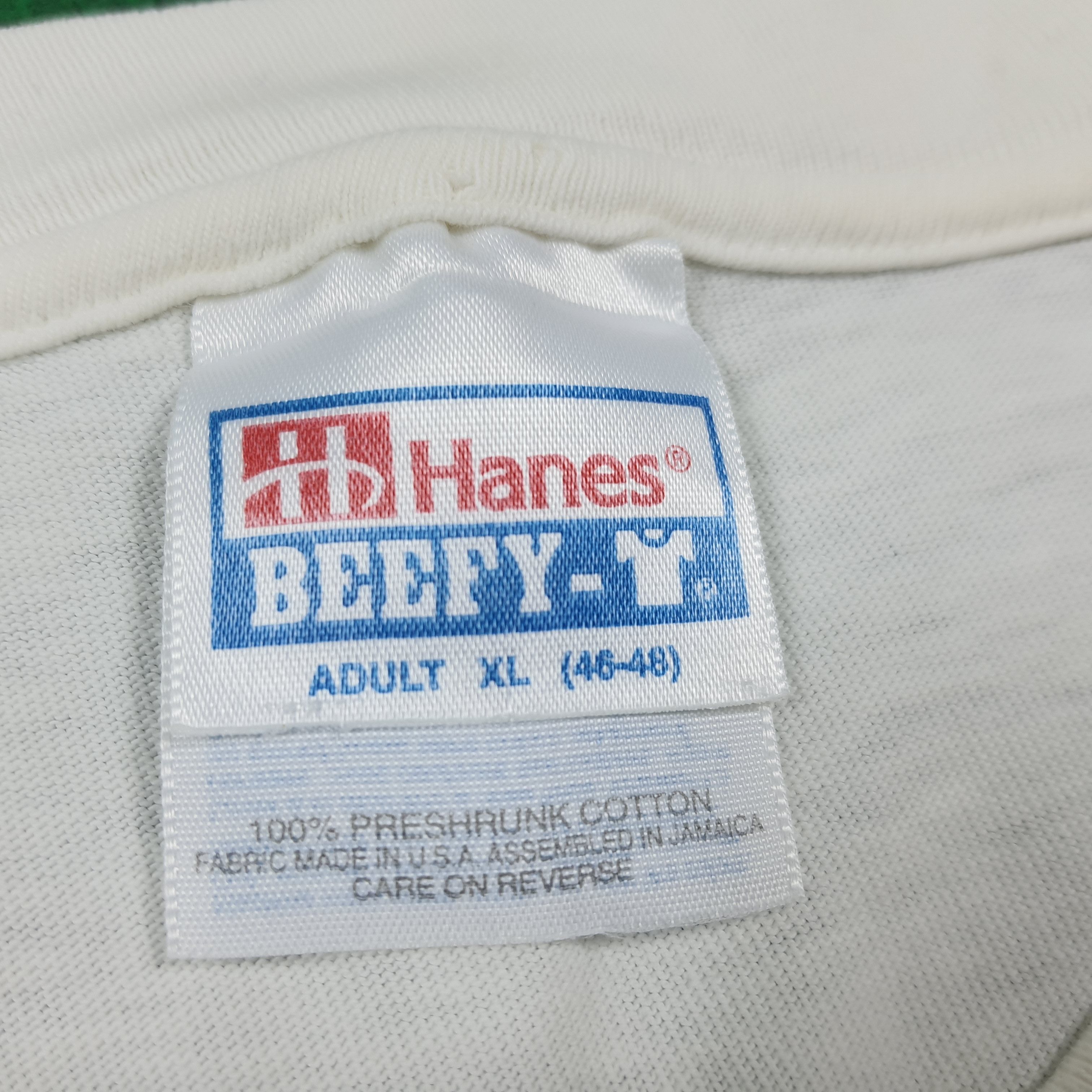 Hanes Vintage 90s Adventure of TinTin Single Stitch Tshirt C285N19 Size US XL / EU 56 / 4 - 5 Thumbnail