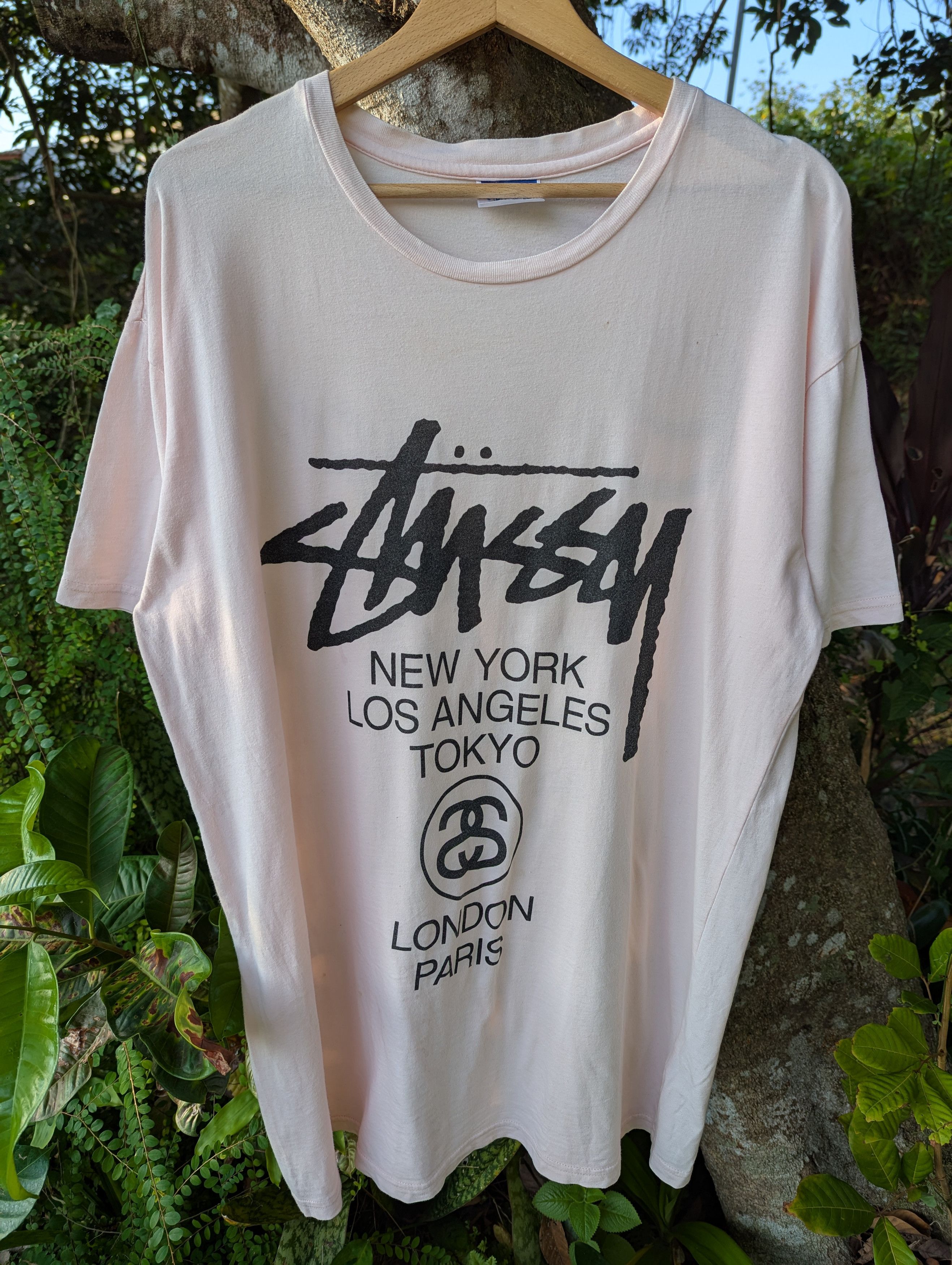 Stussy VINTAGE Y2K STUSSY TOUR TSHIRT Size US M / EU 48-50 / 2 - 1 Thumbnail