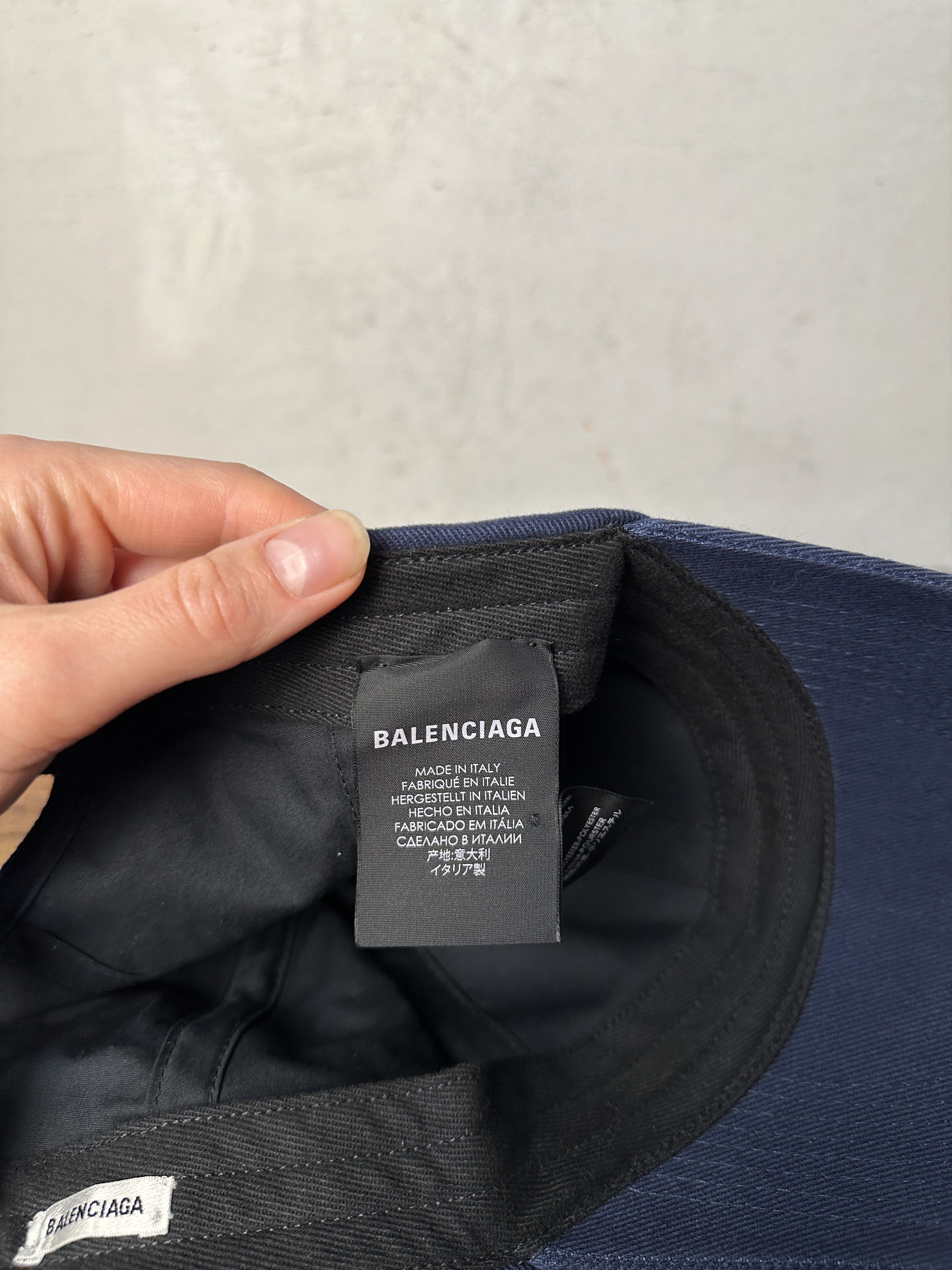 Balenciaga Balenciaga Embroidered Logo Baseball Cap Size ONE SIZE - 8 Thumbnail