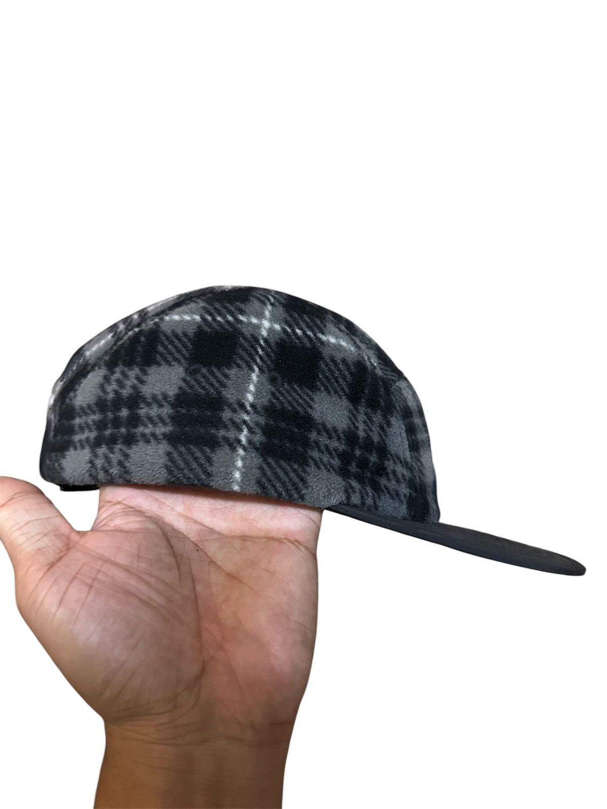 Huf × Stussy Huf Worldwide 5 Panel Checkered Wool Cap Dime Stussy Skate Size ONE SIZE - 6 Thumbnail