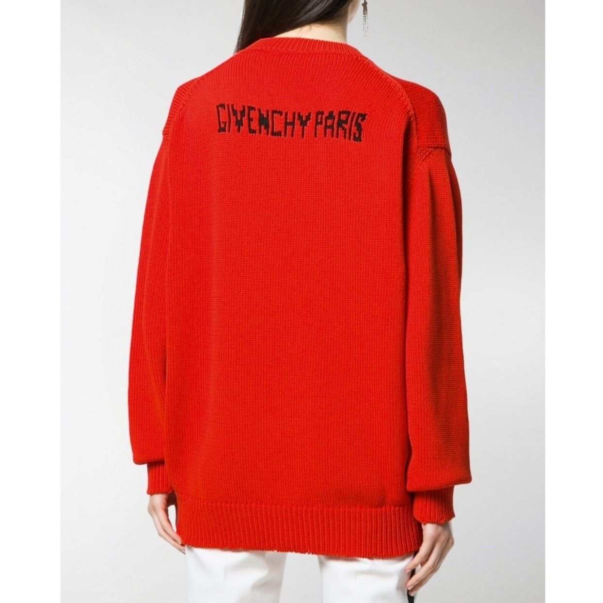 Givenchy Oversized 4G logo Sweater in Red & size M NWOT MSRP $1190 Size M / US 6-8 / IT 42-44 - 4 Thumbnail