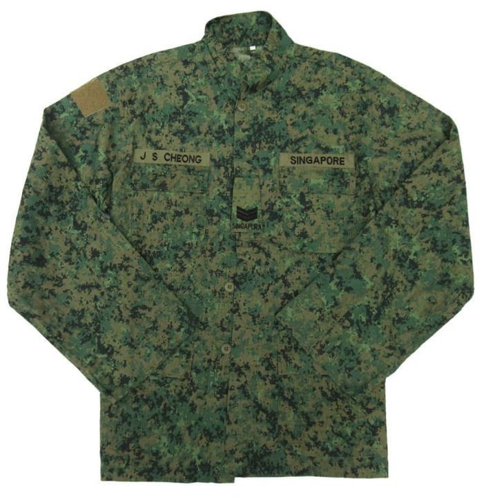 Army Of Me Singapore Army Milittary Official SAF Shirt Man Pixelised Size US L / EU 52-54 / 3 - 1 Thumbnail