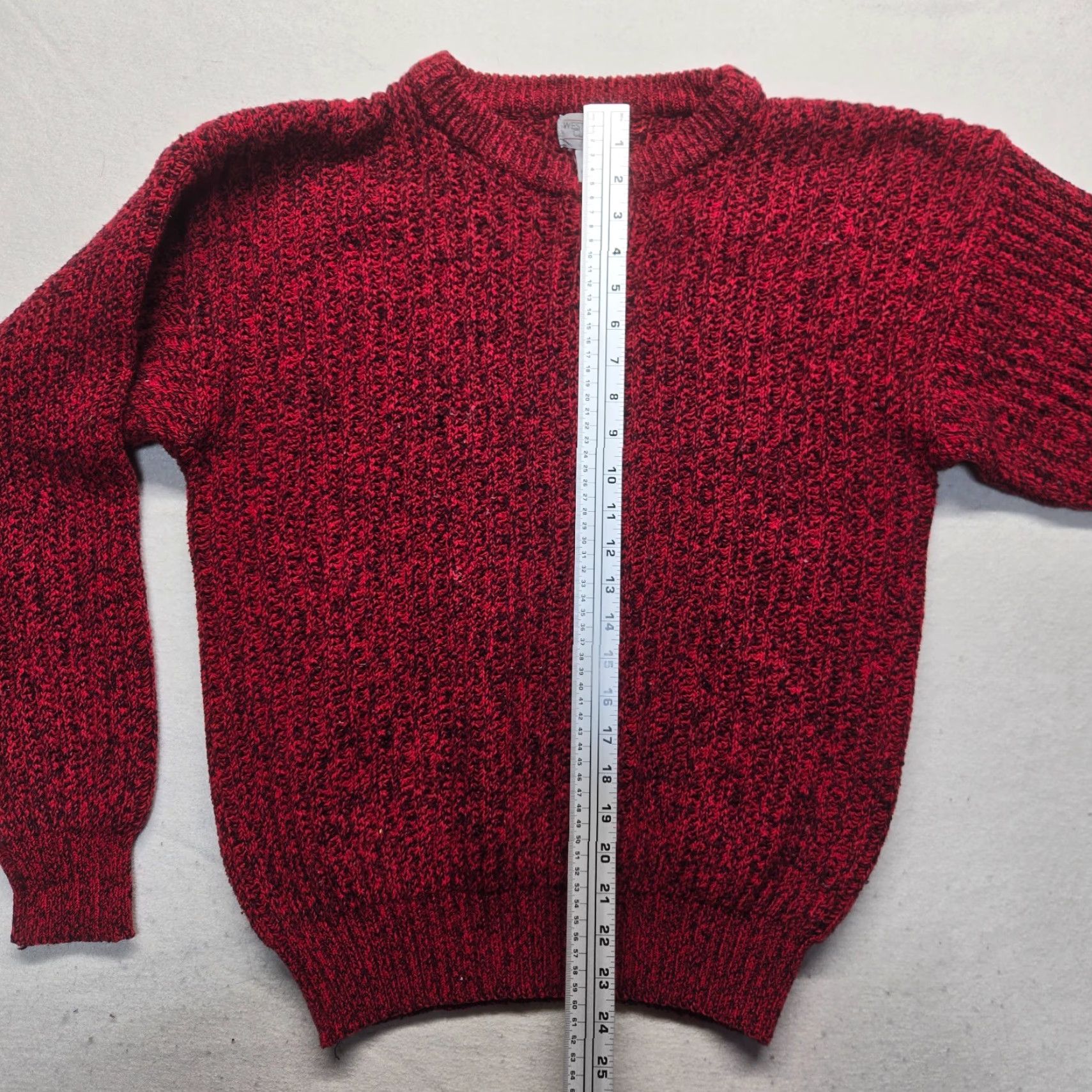 Vintage VINTAGE Westchester Classics Red Pullover Sweater Adult Men's Size L Wool Blend Casual V-Neck USA Size US L / EU 52-54 / 3 - 6 Thumbnail