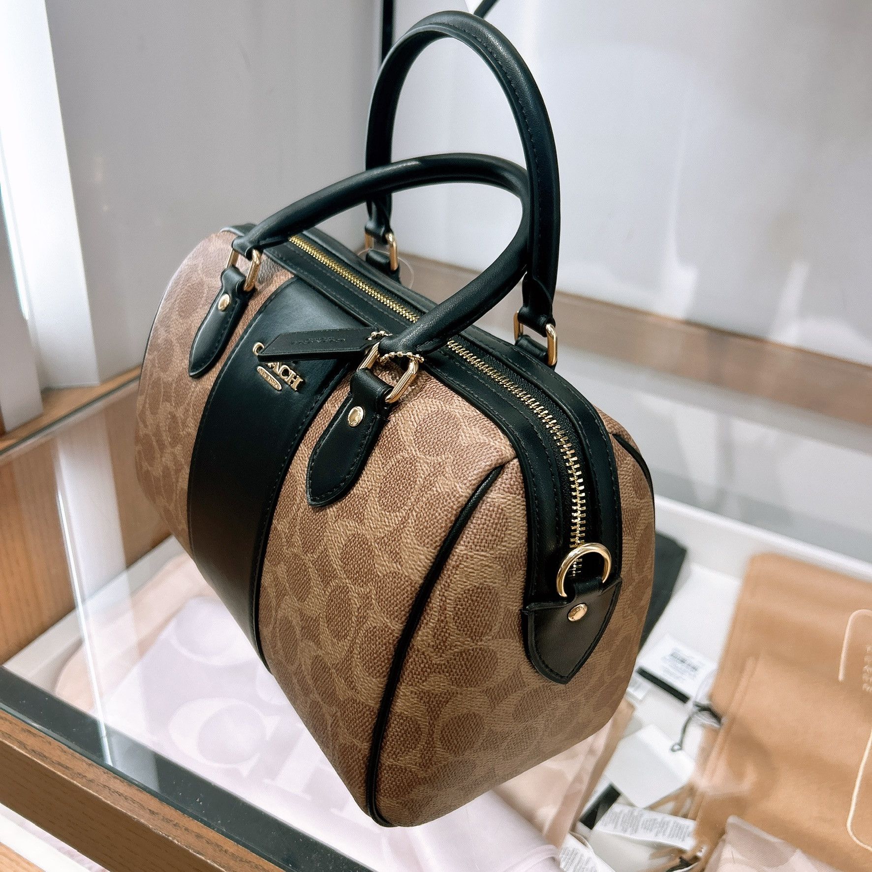 Coach Rowan Satchel Bag In Signature Canvas CW376 Size ONE SIZE - 2 Thumbnail