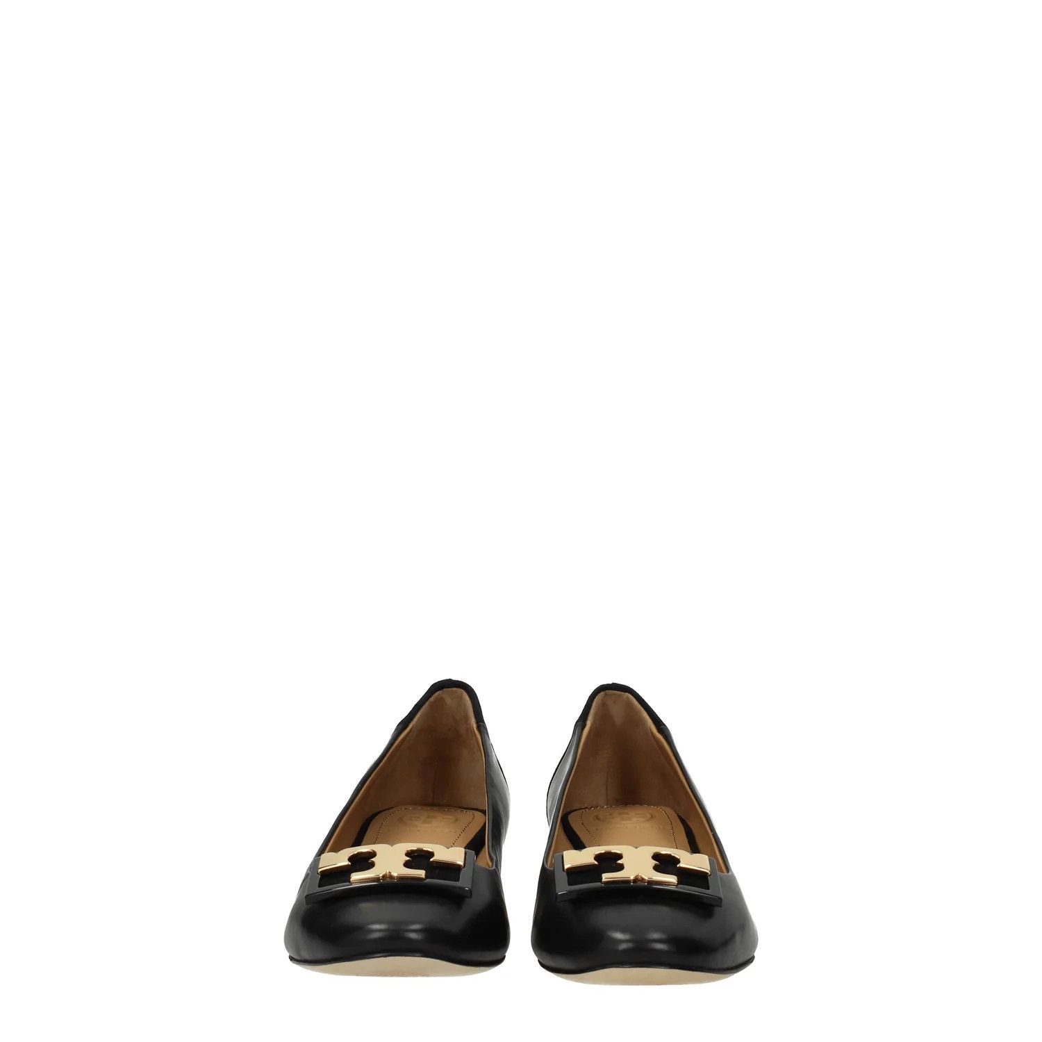 Tory Burch ob1o1e1124 Leather Ballet Flats in Black Size US 5 / IT 35 - 3 Thumbnail