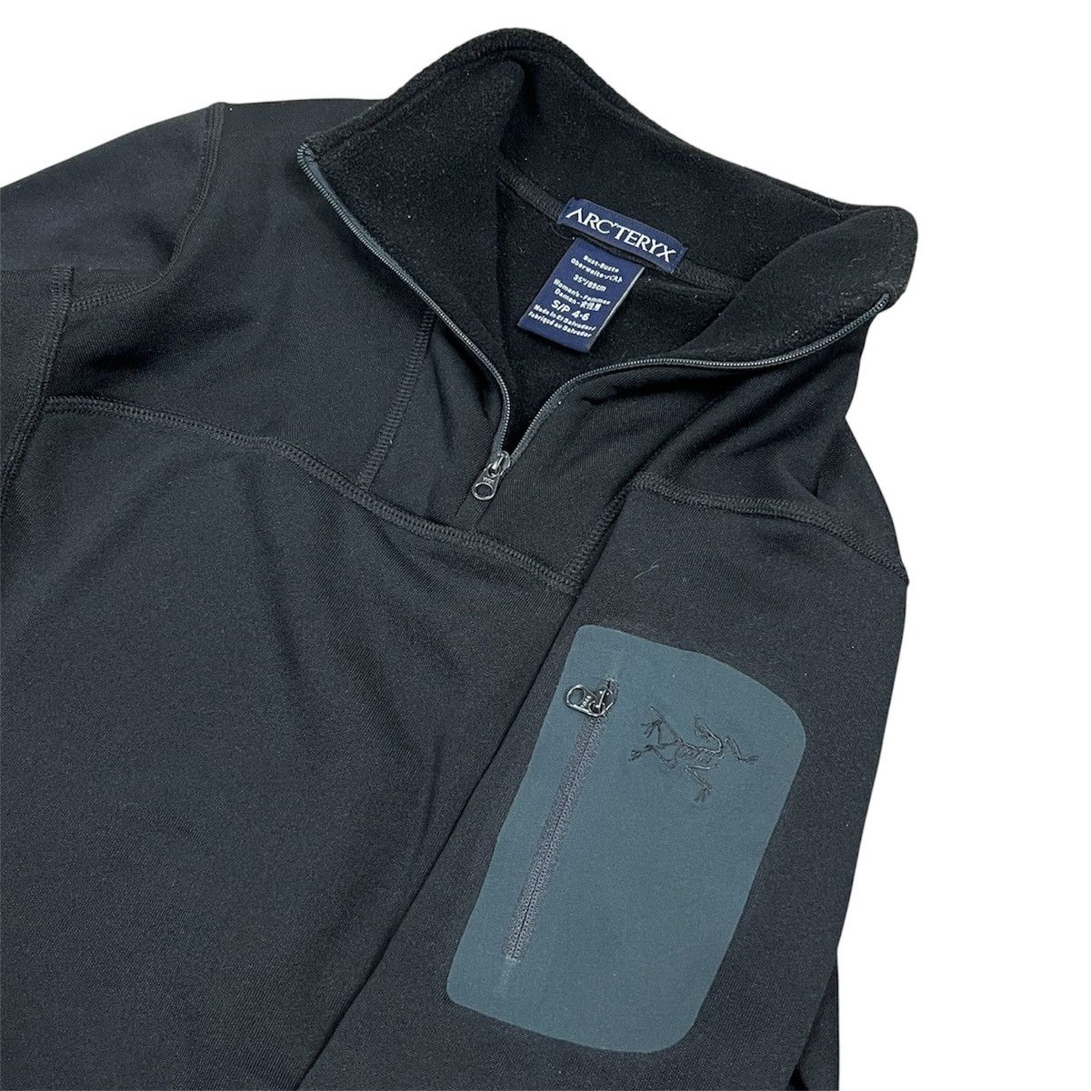 Arc'teryx ARC'TERYX Kyanite Baselayer Zip Neck Women's Fleece Black Size S / US 4 / IT 40 - 4 Thumbnail