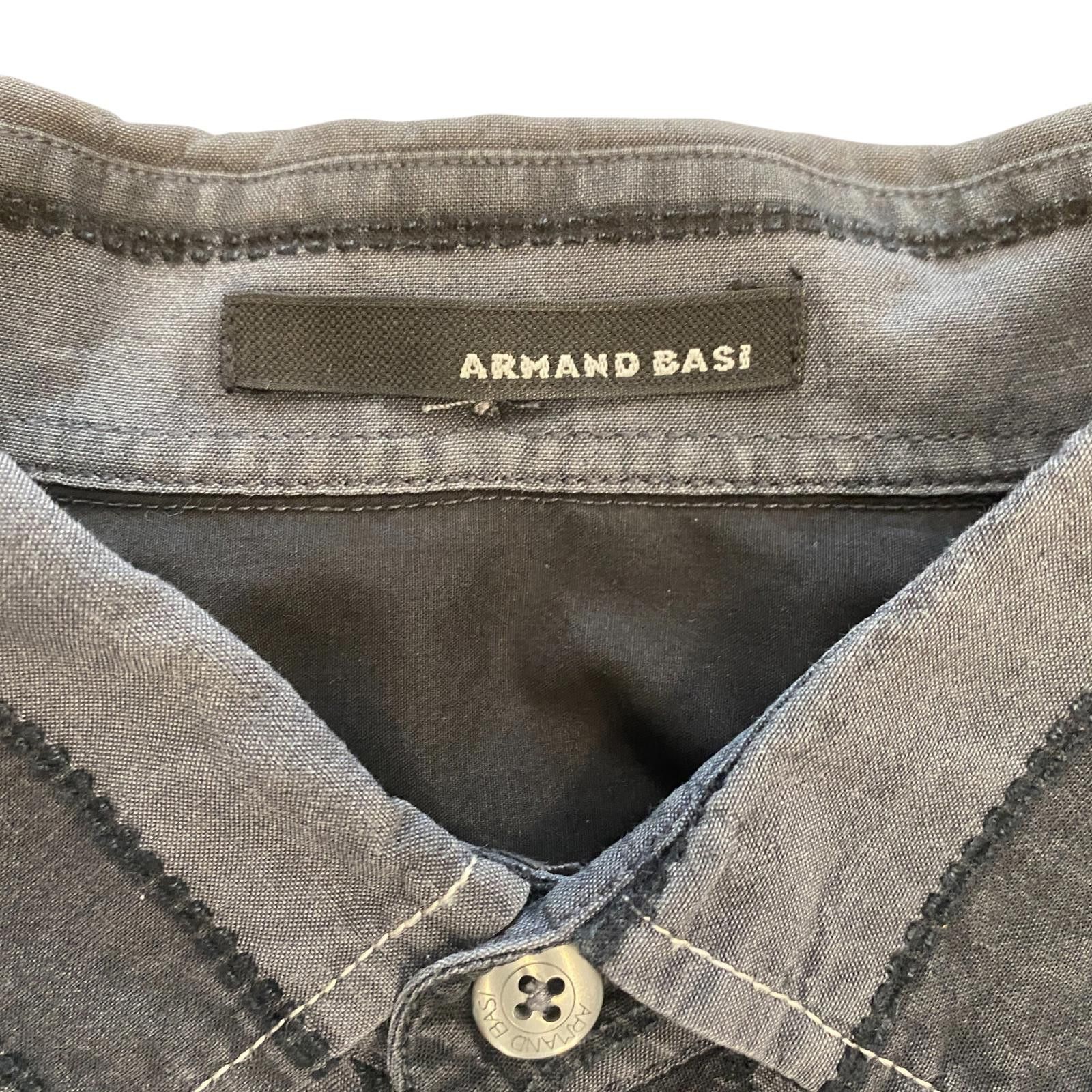 Other Armand Basi Y2K 2003 Striped Button Up Grey XL Size US XL / EU 56 / 4 - 4 Thumbnail