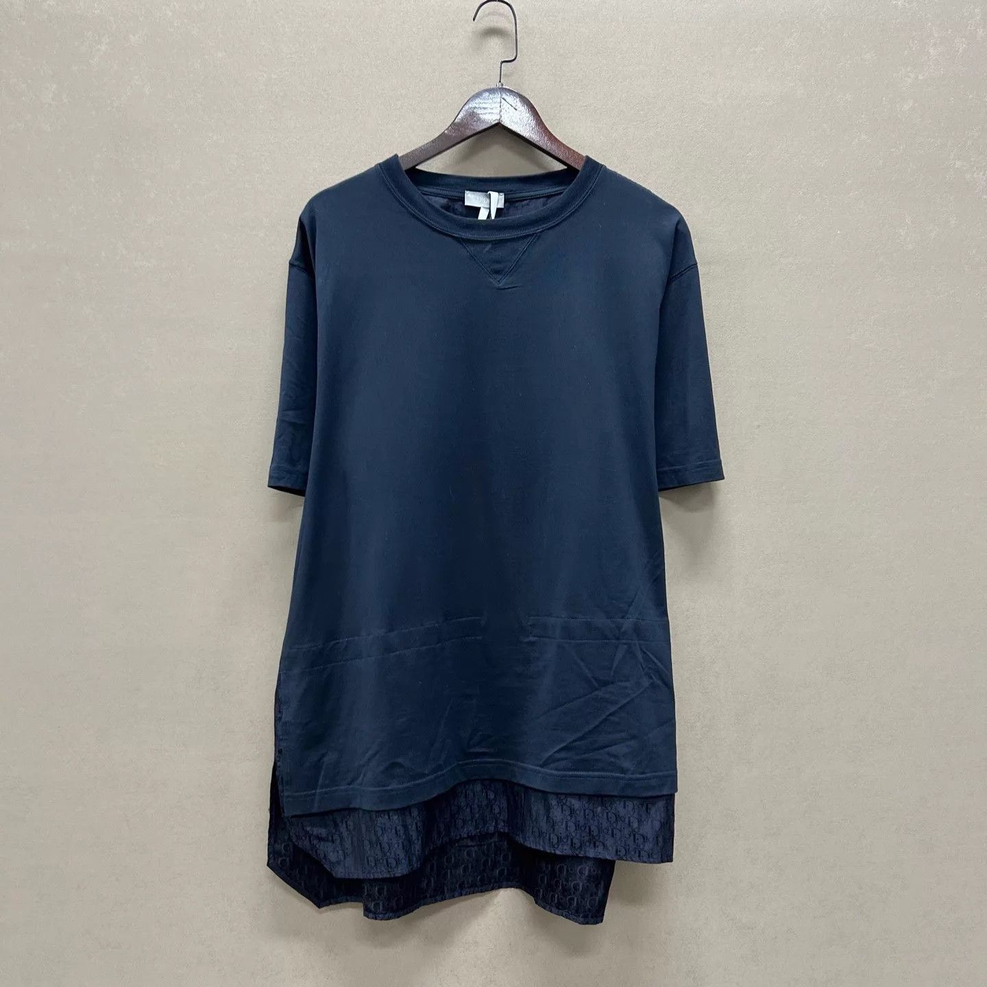 Dior Dior 99 New Oblique Monogram Paneled Short Sleeve Tee XL Size US XL / EU 56 / 4 - 1 Thumbnail