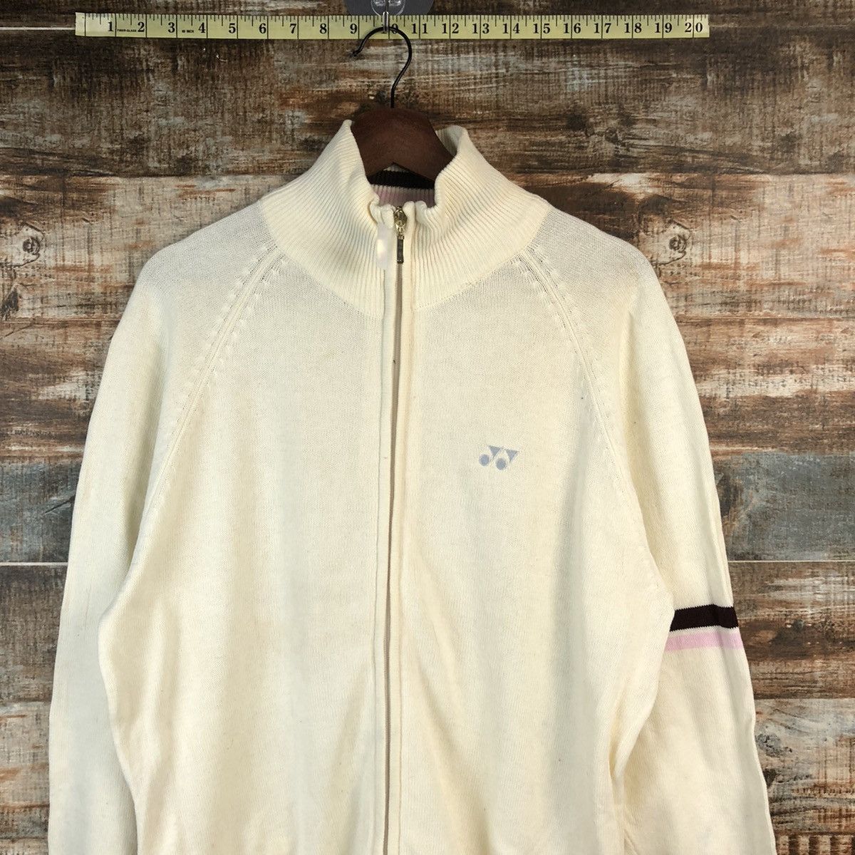 Vintage DL Yonex japan vintage White Knitwear #C751 Size US M / EU 48-50 / 2 - 5 Thumbnail