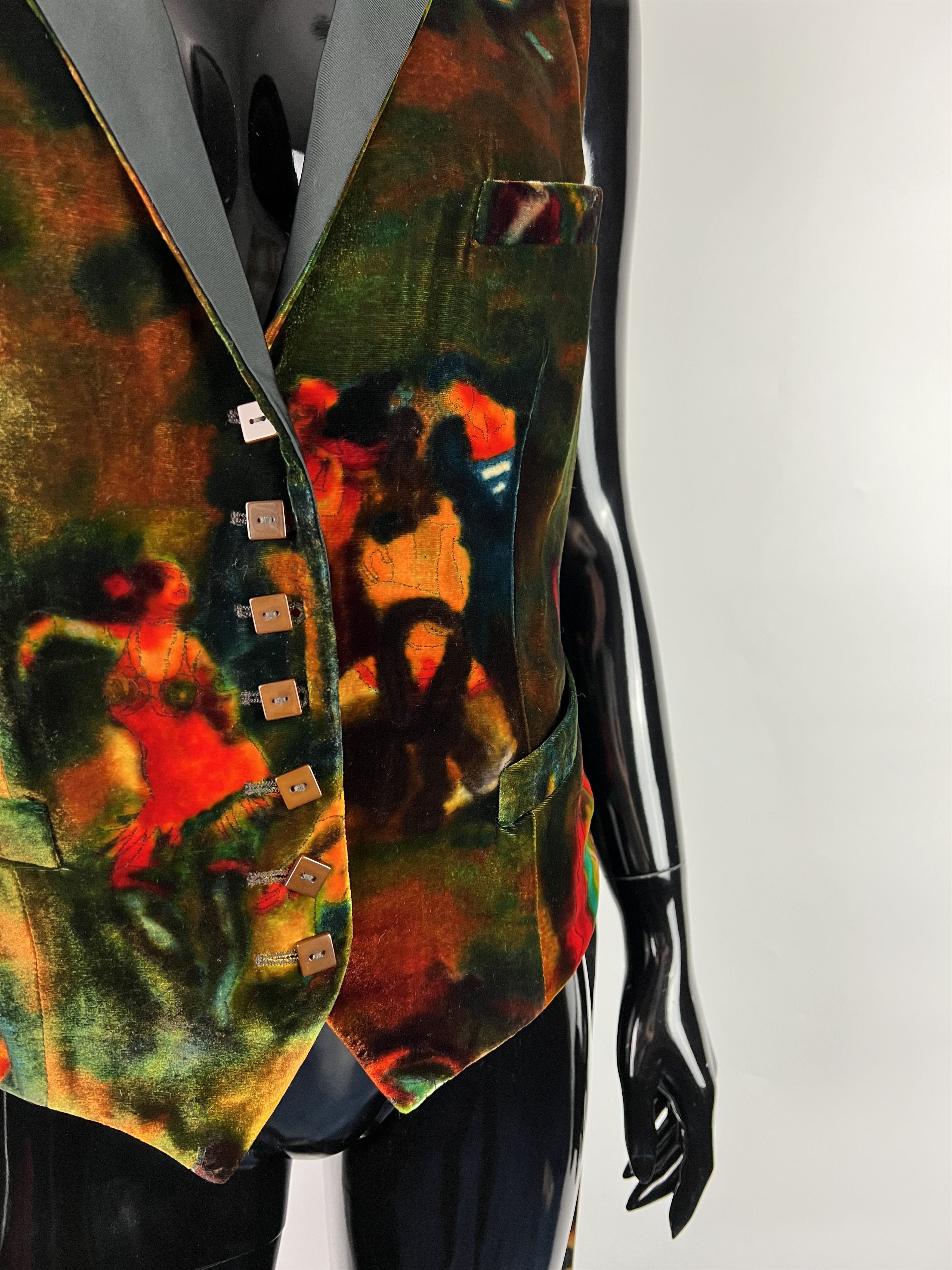 Jean Paul Gaultier Jean Paul Gaultier Vintage Silk Printed Vest US10 Size M / US 6-8 / IT 42-44 - 11 Thumbnail