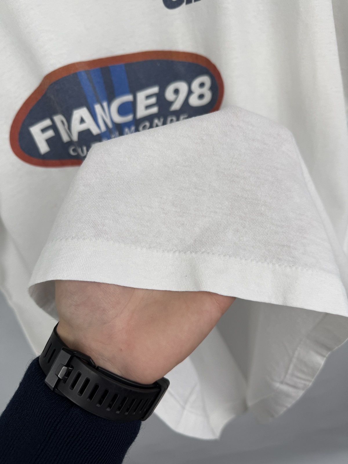 Adidas 🇫🇷 Vintage 1998 France Coupe De Monde Fifa World Cup Gillette Size US L / EU 52-54 / 3 - 8 Thumbnail