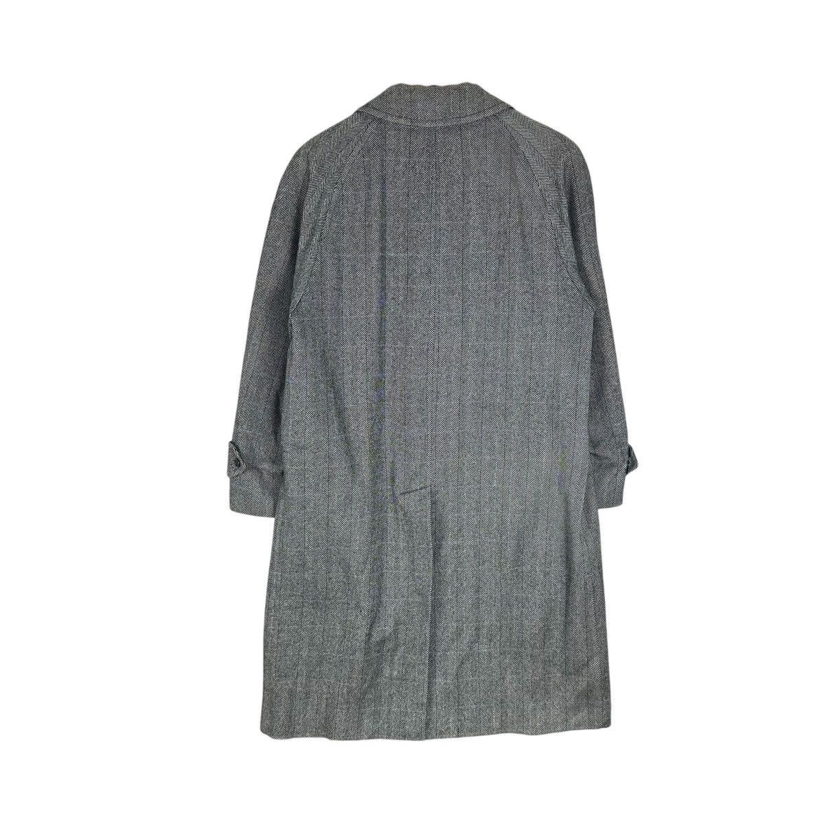Burberry BURBERRYS HERRINGBONE TWEED LONG OVERCOAT JACKET Size US M / EU 48-50 / 2 - 6 Thumbnail