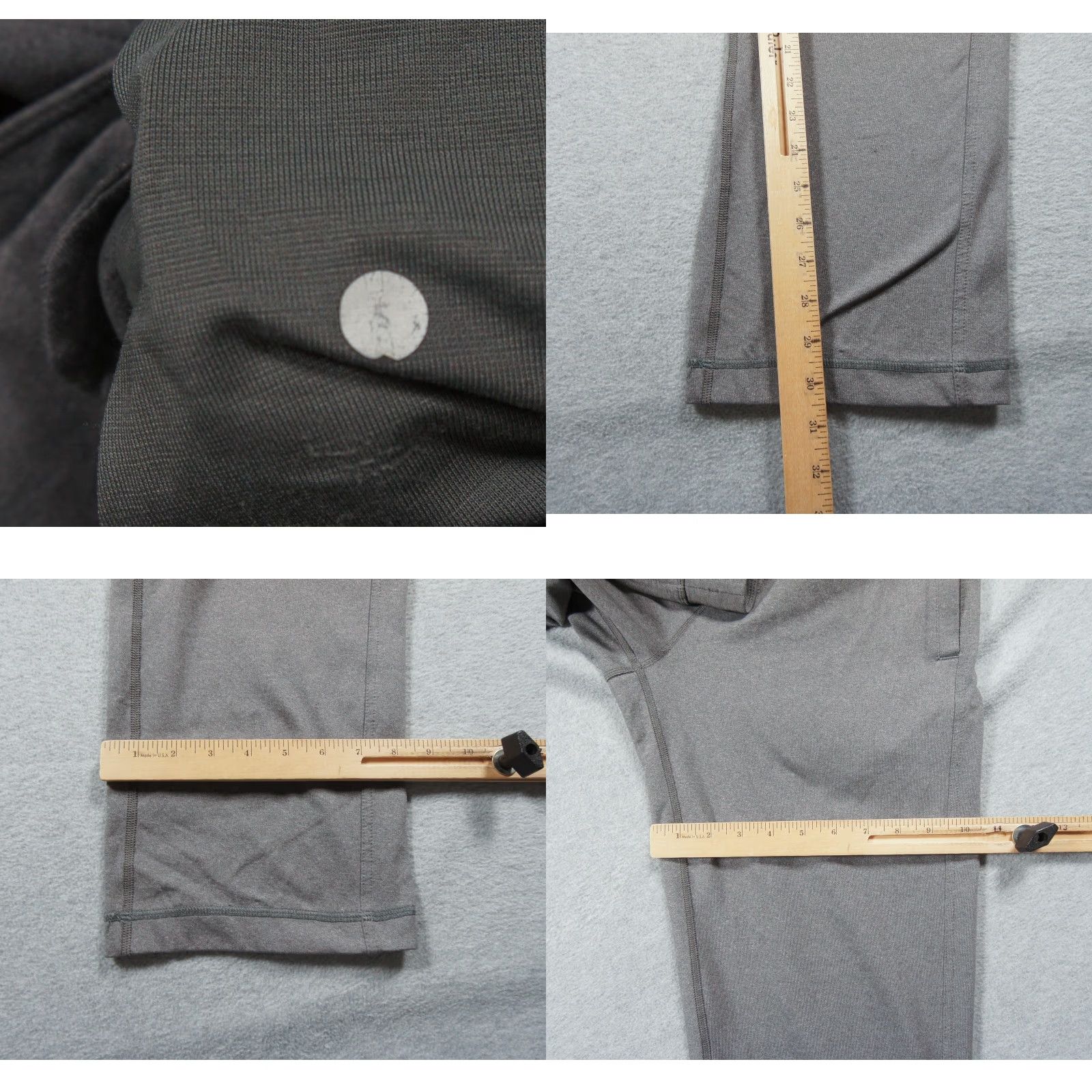 Lululemon Lululemon Mens Small Gray Activewear Lounge Stretch Casual Straight Leg Pants Size US 29 - 8 Thumbnail