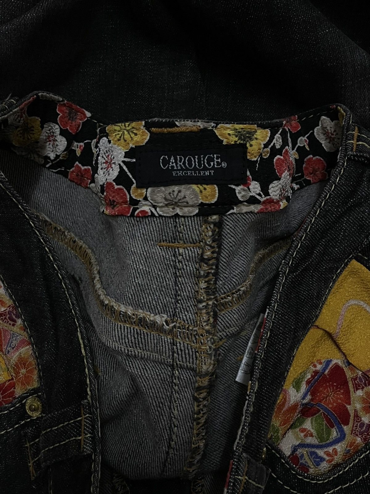 Japanese Brand VINTAGE CAROUGE JAPAN DESIGNER 90S OG FLARED RUNWAY DENIM Size US 32 / EU 48 - 18 Thumbnail
