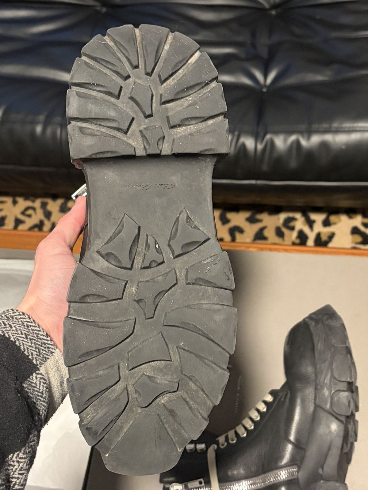 Rick Owens Rick Owens Army Bozo Tractor Boots Size US 10.5 / EU 43-44 - 3 Thumbnail