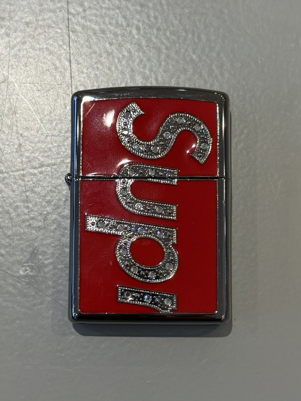 Supreme Supreme Swarovski Zippo Red Size ONE SIZE - 4 Thumbnail