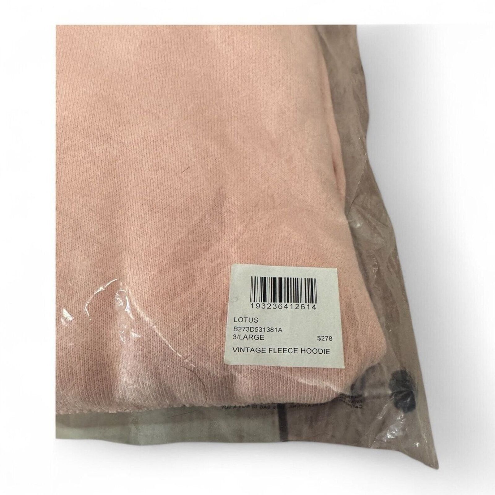 John Elliott John Elliot Vintage Fleece Lotus Rose Hoodie Men’s Size 3/L Size US L / EU 52-54 / 3 - 6 Thumbnail