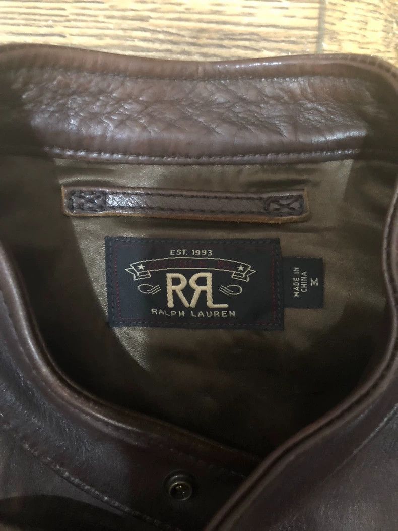 RRL Ralph Lauren RRL Ralph Lauren Standing collar diagonal motorcycle leath Size US M / EU 48-50 / 2 - 3 Thumbnail