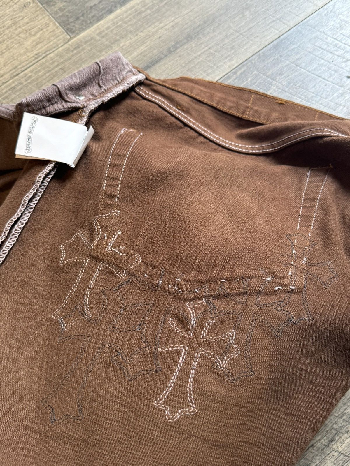 Chrome Hearts Chrome Hearts NYFW Exclusive Levi’s Cross Patch Jeans Size US 36 / EU 52 - 24 Thumbnail