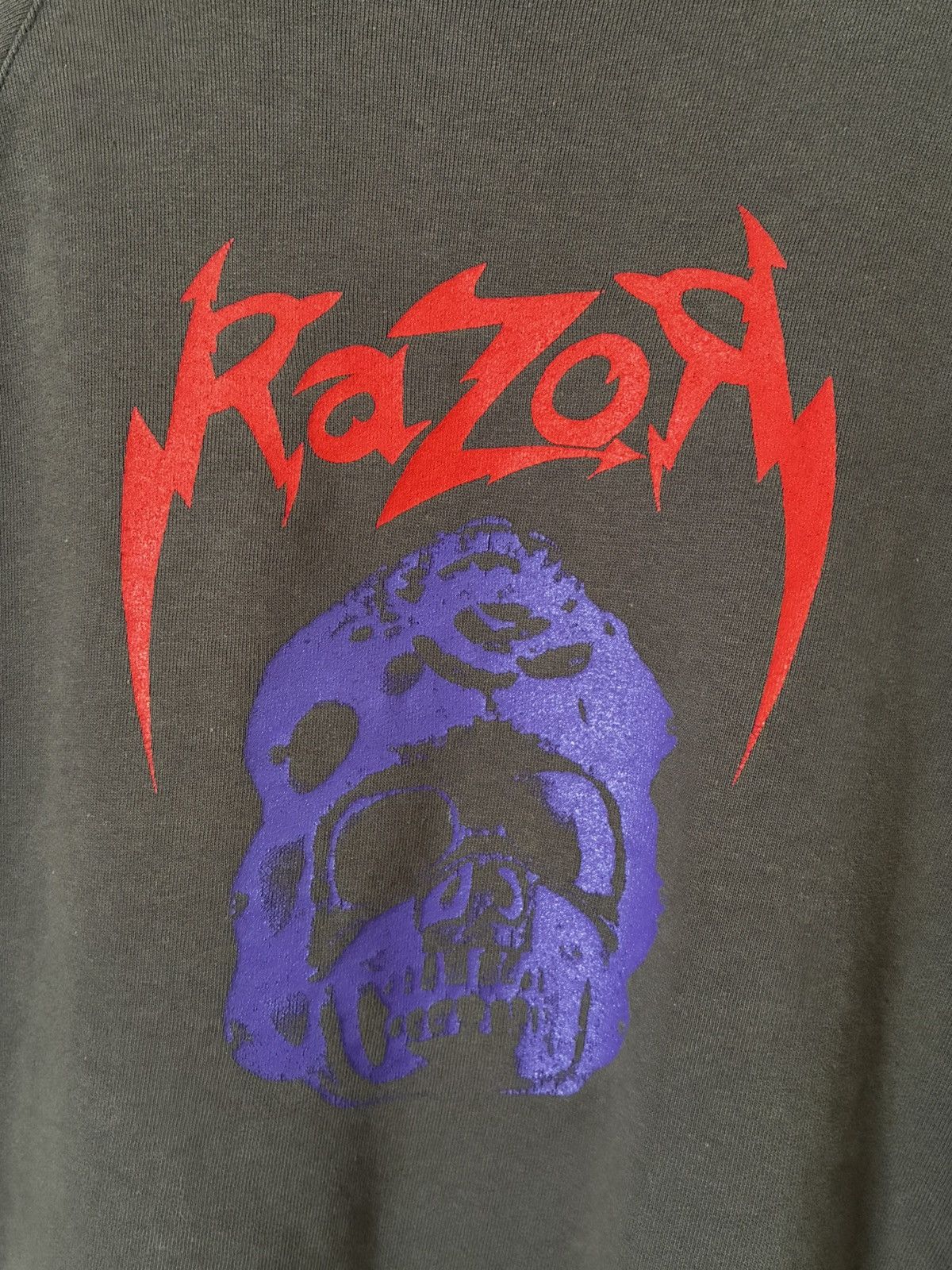 Raf Simons Raf Simons SS98 Faded & Distressed "Razor" Sweatshirt Size US S / EU 44-46 / 1 - 2 Thumbnail