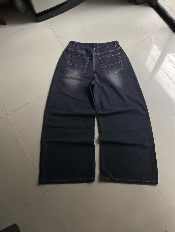 Japanese Brand printing baggy jeans y2K harajuku trend Size US 34 / EU 50 - 2 Thumbnail
