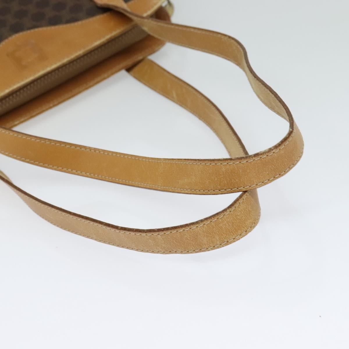 Celine CELINE Macadam Canvas Cicada Shoulder Bag Pvc Leather Brown Size ONE SIZE - 7 Thumbnail