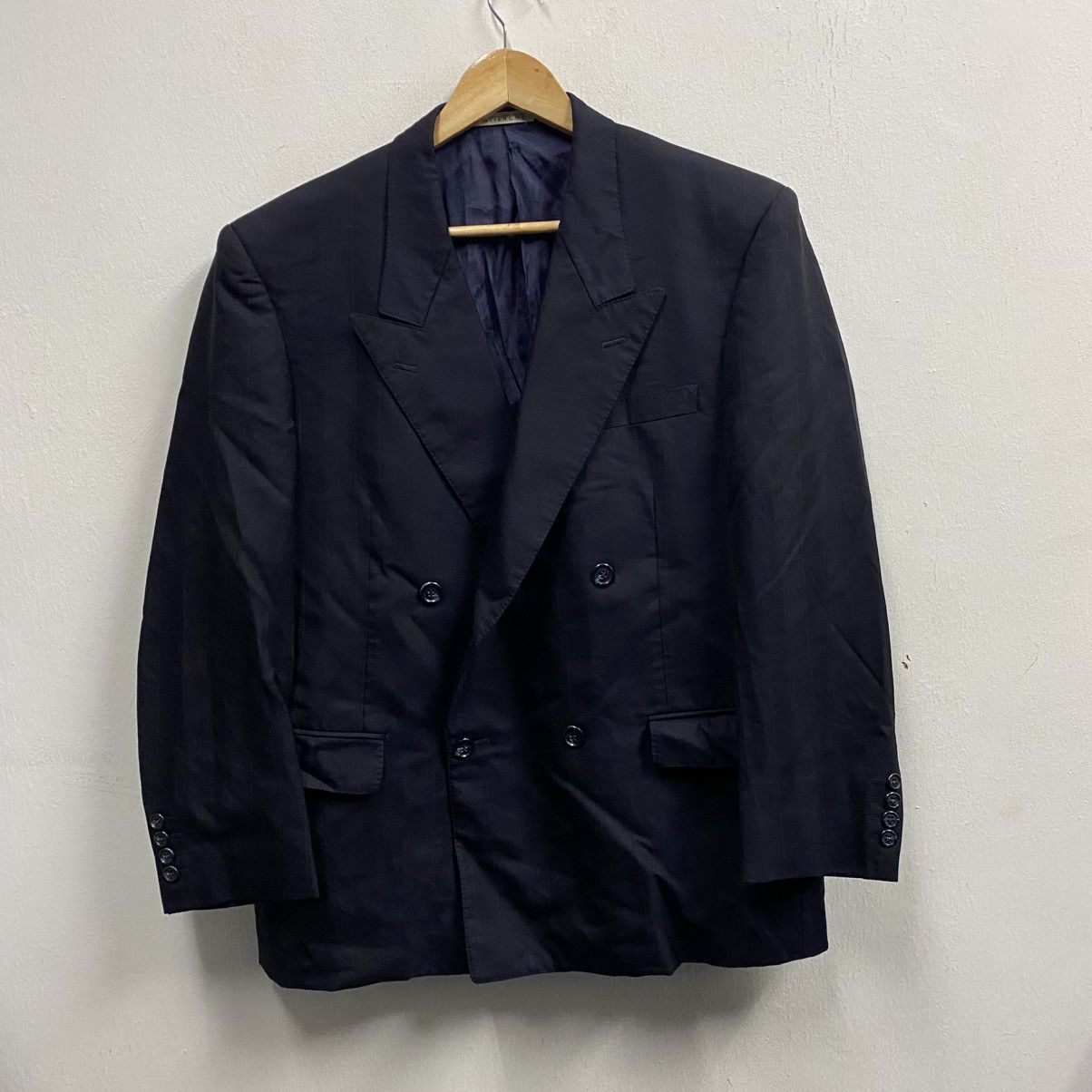 Givenchy VINTAGE Givenchy Monsieur Double Breasted Blazer Size 40R - 1 Thumbnail