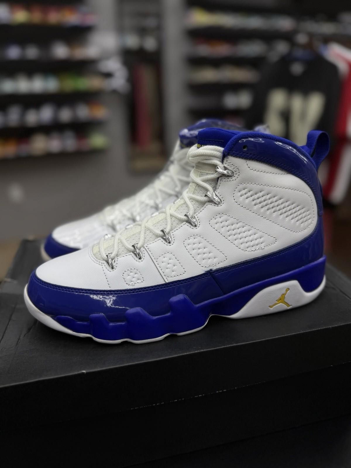 Jordan Brand Nike Air Jordan Retro 9 “Kobe Bryant PE Lakers” Size 10 Men Size US 10 / EU 43 - 2 Thumbnail