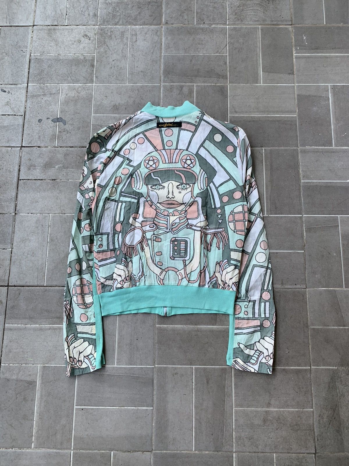 Diesel 1990s - Diesel All Over Print Bomber Jacket Size US M / EU 48-50 / 2 - 9 Thumbnail