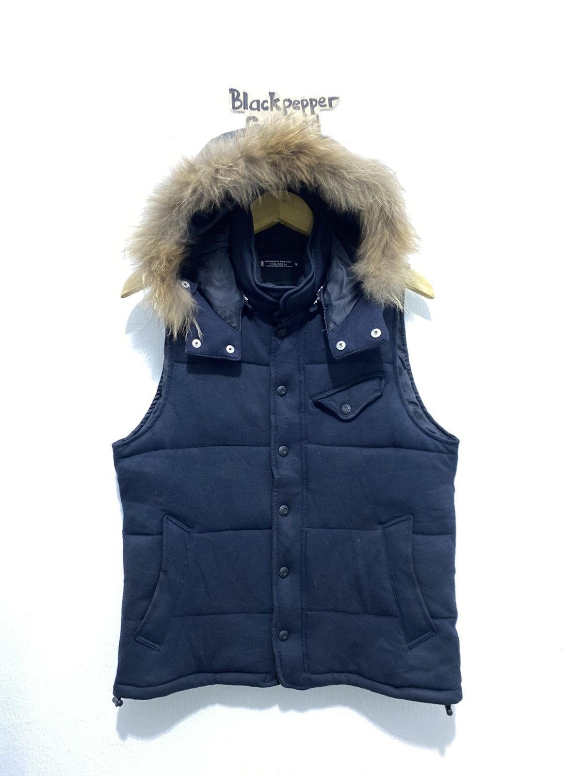 Takeo Kikuchi Takeo Kikuchi Fur Hoodie Vest Size US M / EU 48-50 / 2 - 1 Thumbnail