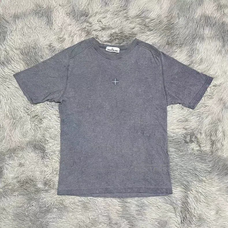Stone Island Stone Island Dust Dyed Short Sleeve T-Shirt Haze Blue M Size US M / EU 48-50 / 2 - 1 Thumbnail
