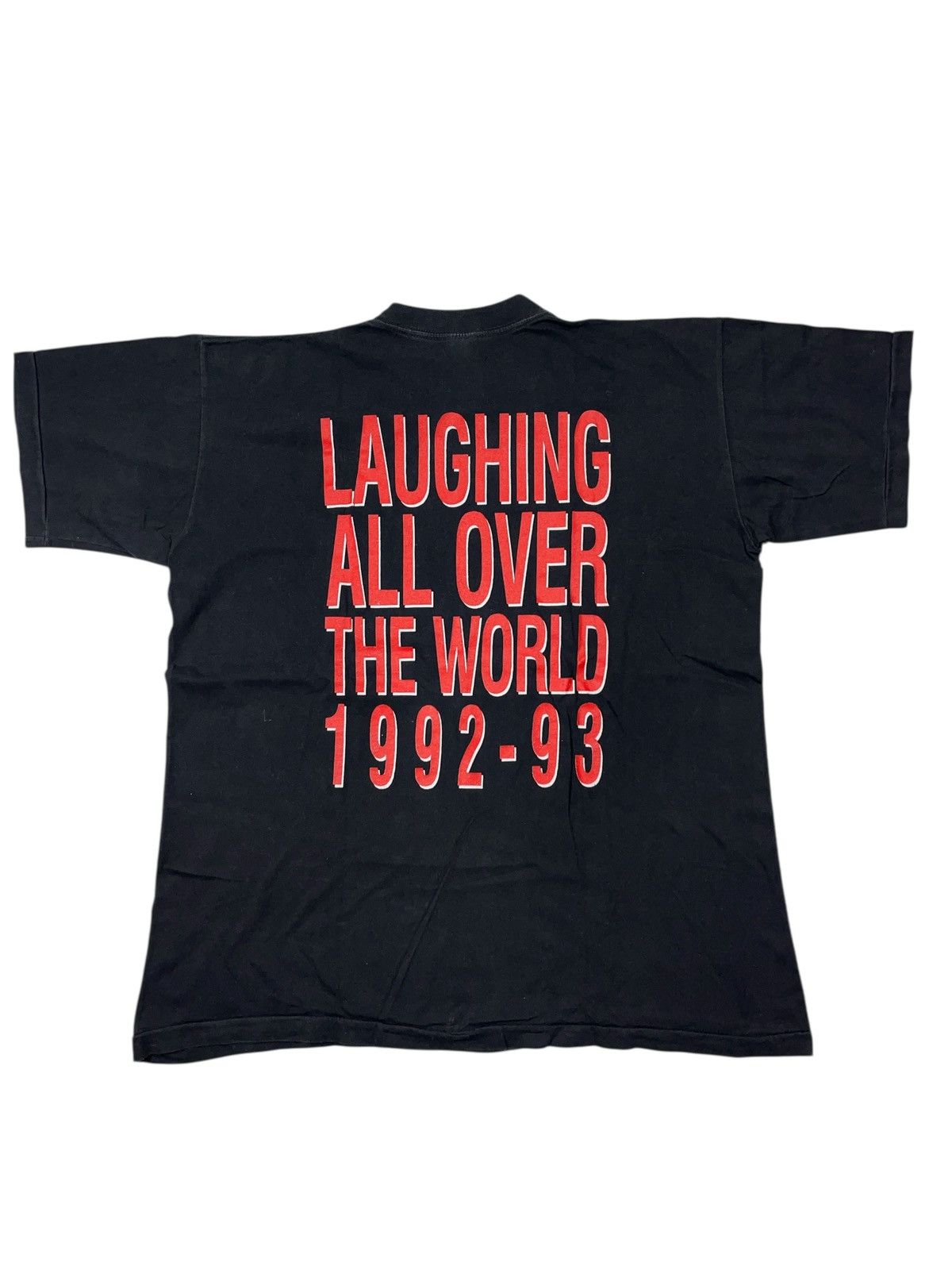 Band Tees × Vintage Vintage Thunder 1992-93 Laughing All Over The World T-shirt Size US XL / EU 56 / 4 - 2 Thumbnail