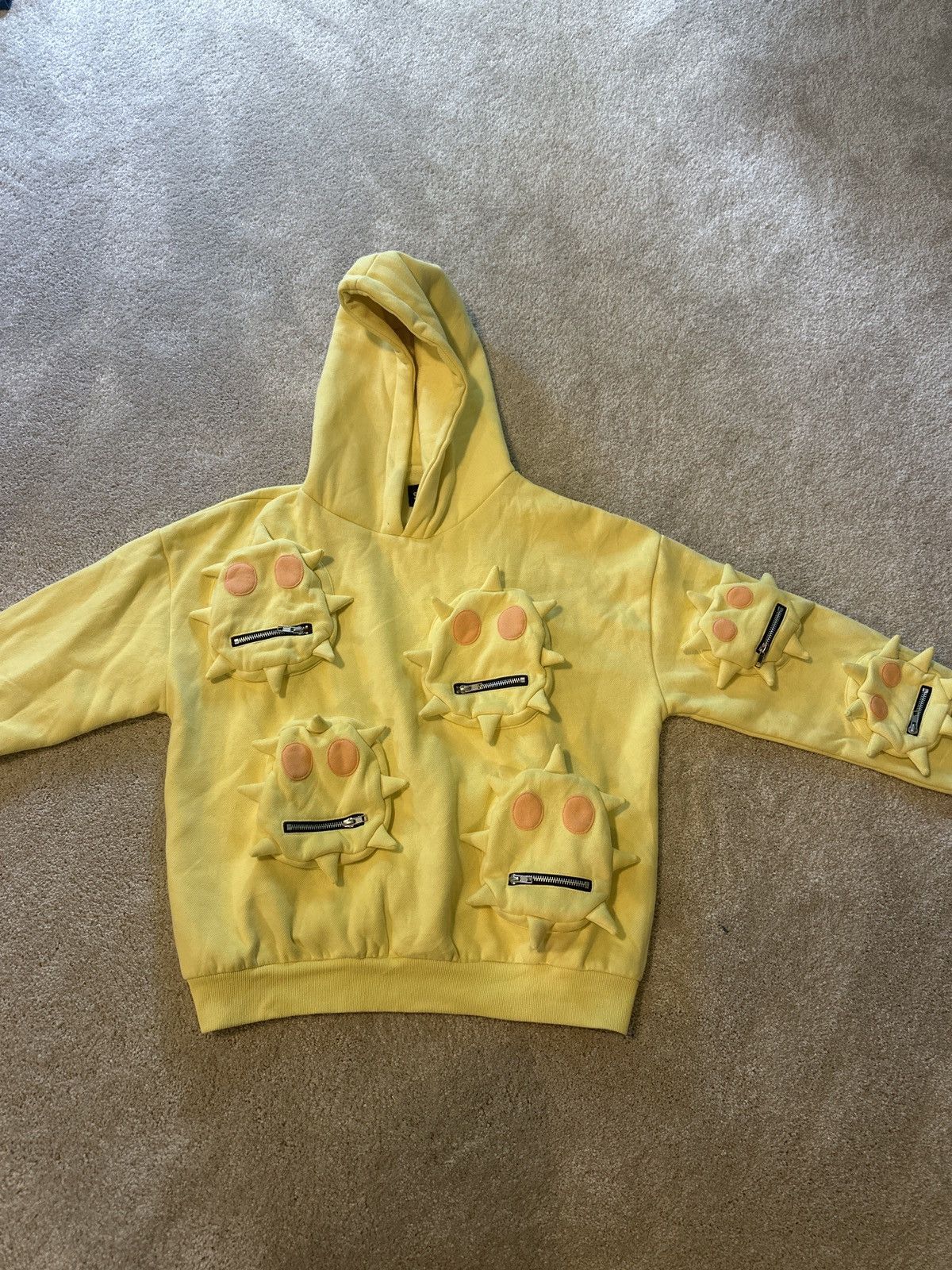 Designer Syckli Edward Skeletrix Sun Multi Faced Hoodie Size US M / EU 48-50 / 2 - 1 Thumbnail