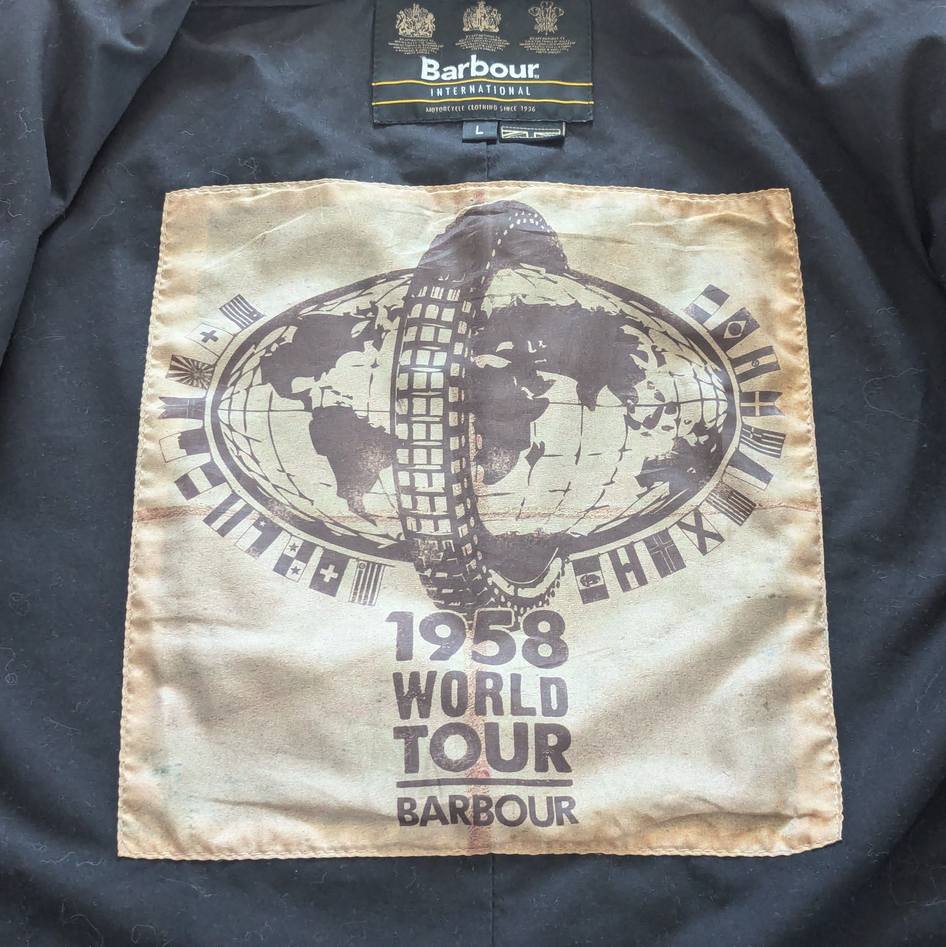 Barbour Barbour Saxony International 1958 World Tour Waxed Cotton Size US L / EU 52-54 / 3 - 14 Thumbnail