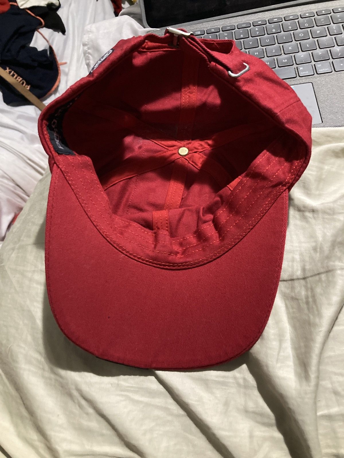Polo Ralph Lauren × Vintage VTG 90s POLO GOLF STRAPBACK HAT USA MADE Size ONE SIZE - 5 Thumbnail