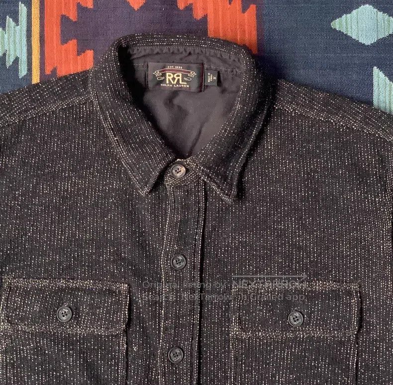 RRL Ralph Lauren RRL Ralph Lauren Thick vertical striped shirt Size US M / EU 48-50 / 2 - 3 Thumbnail