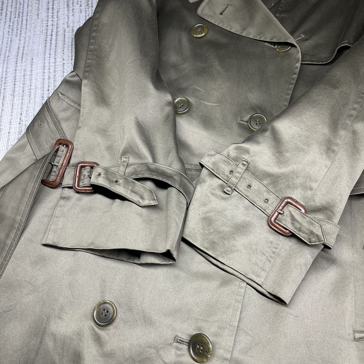 Burberry a58 Vintage Burberrys tranch Coat Size US L / EU 52-54 / 3 - 7 Thumbnail