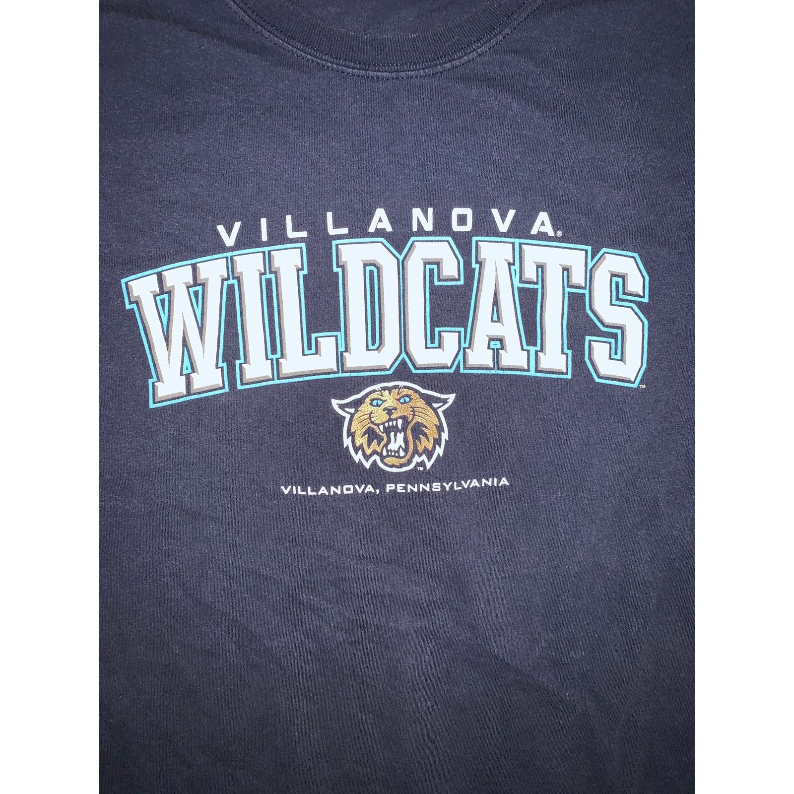 NCAA × Other × Vintage Vintage Villanova Wildcats NCAA Graphic T Shirt XL Navy OVB Size US XL / EU 56 / 4 - 1 Thumbnail