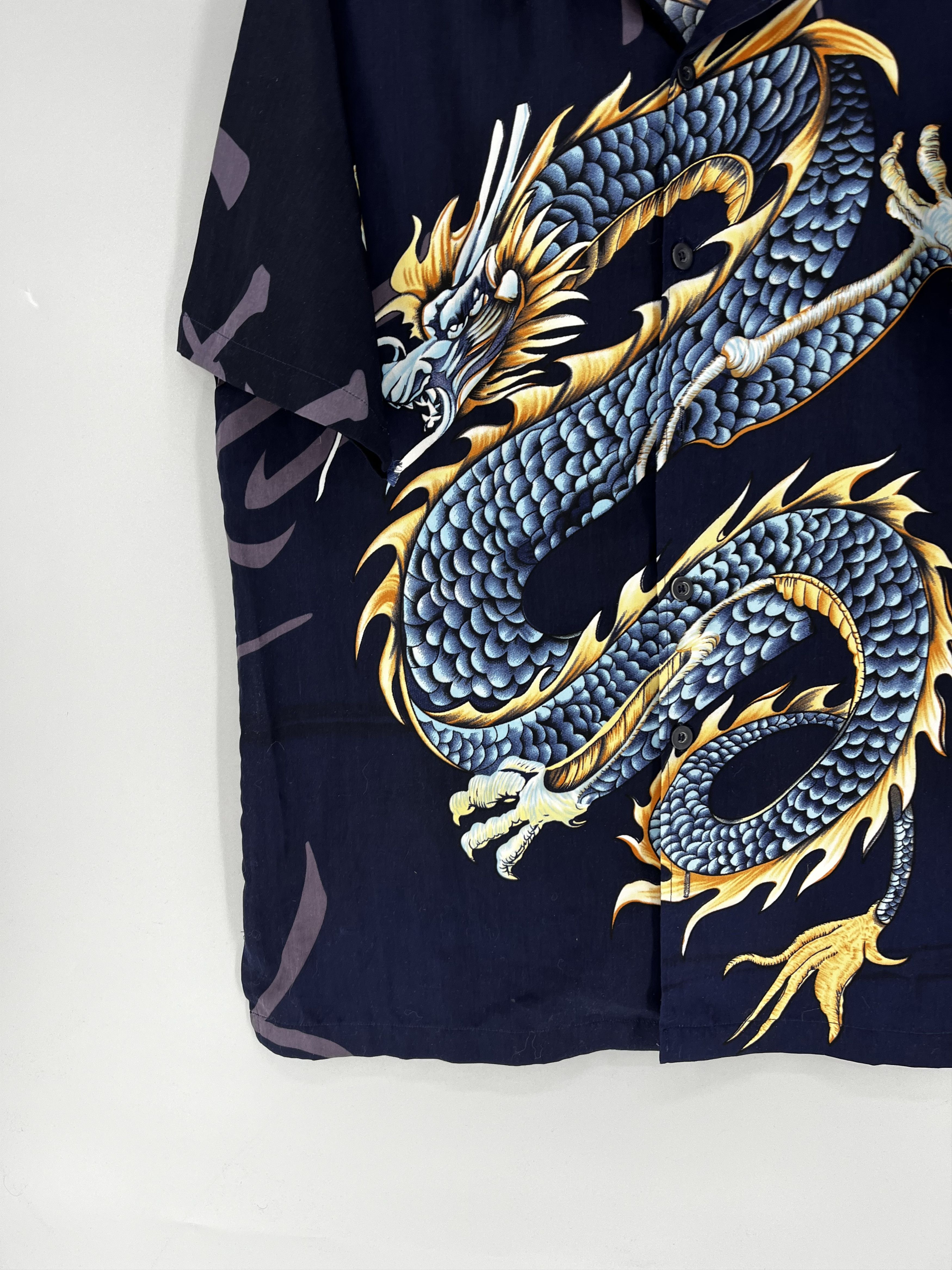 Vintage Y2K vintage Hawaiian Shirt Big logo Dragon Size US S / EU 44-46 / 1 - 8 Thumbnail