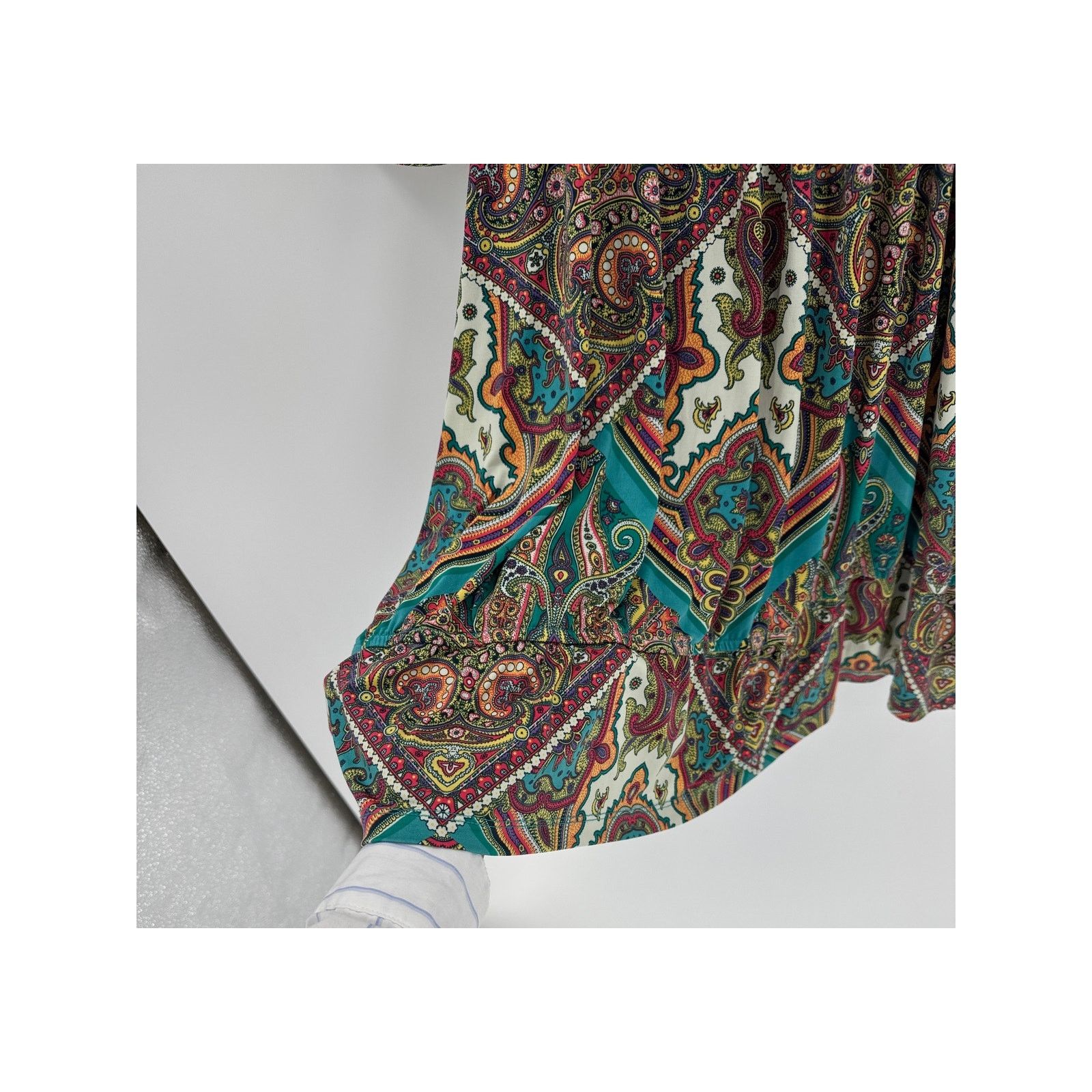 Other Lane Bryant True Y2K paisley teal brown shirt size 26/28 Size 3XL / US 20-22 - 6 Thumbnail