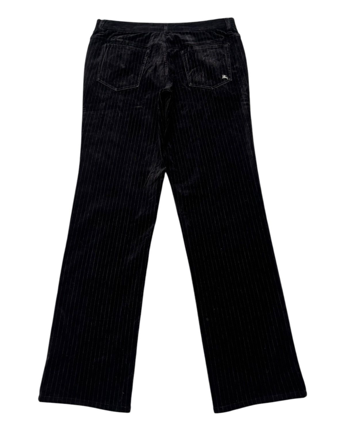 Burberry BURBERRY BLACK LABEL STRIPE VELVET TROUSER PANTS Size US 32 / EU 48 - 2 Thumbnail