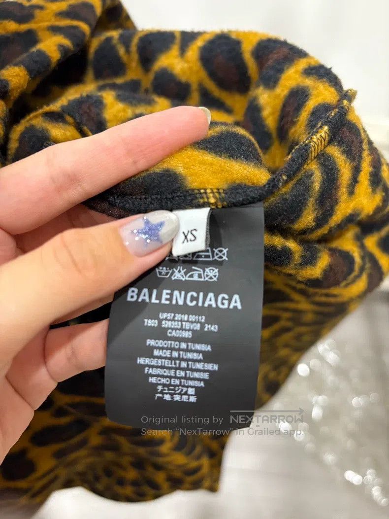 Balenciaga Balenciaga Leopard Pattern Fleece Jacket Size XS / US 0-2 / IT 36-38 - 5 Thumbnail