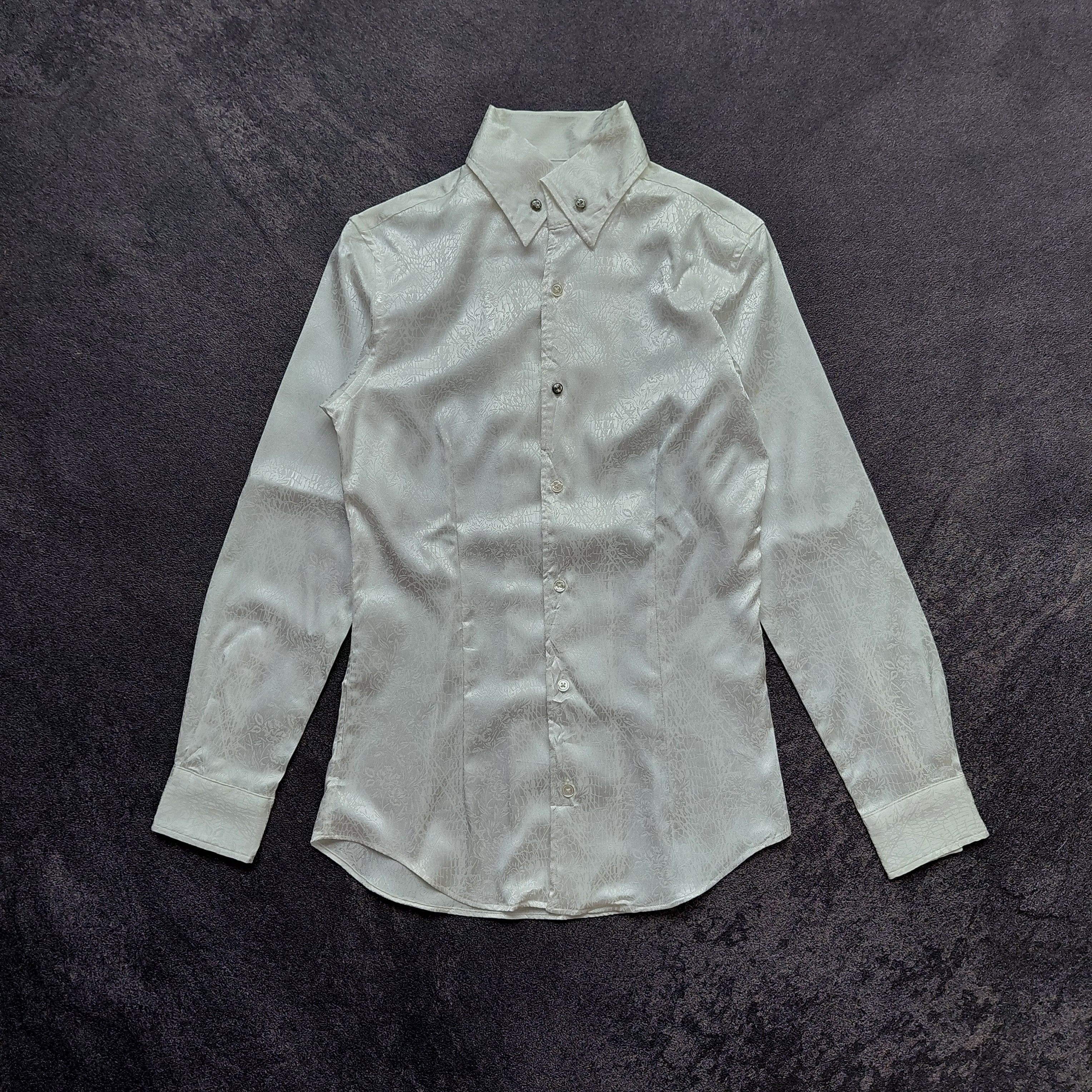 Tornado Mart Tornado Mart Flower Silk Shirt Size US M / EU 48-50 / 2 - 1 Thumbnail