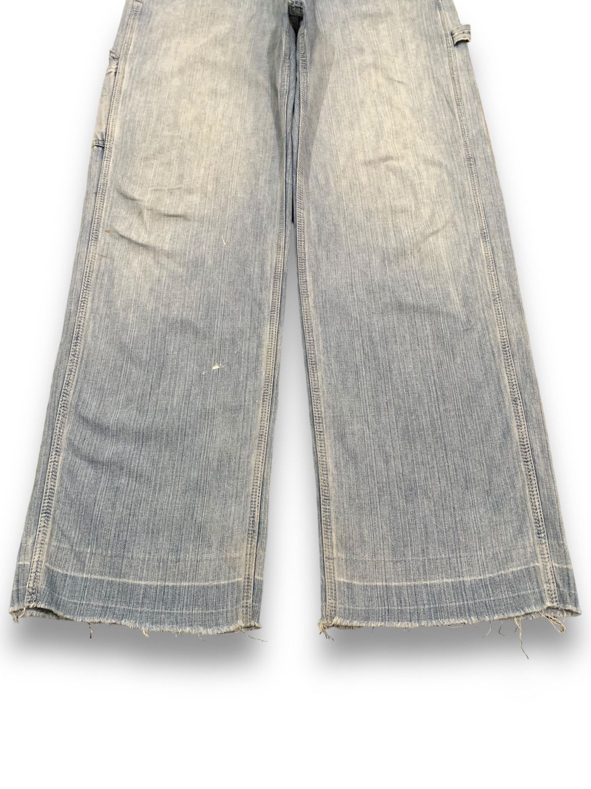 Edwin Rare Vintage Edwin Faded Baggy Frayed Leg Carpenter Jeans Size US 31 - 8 Thumbnail