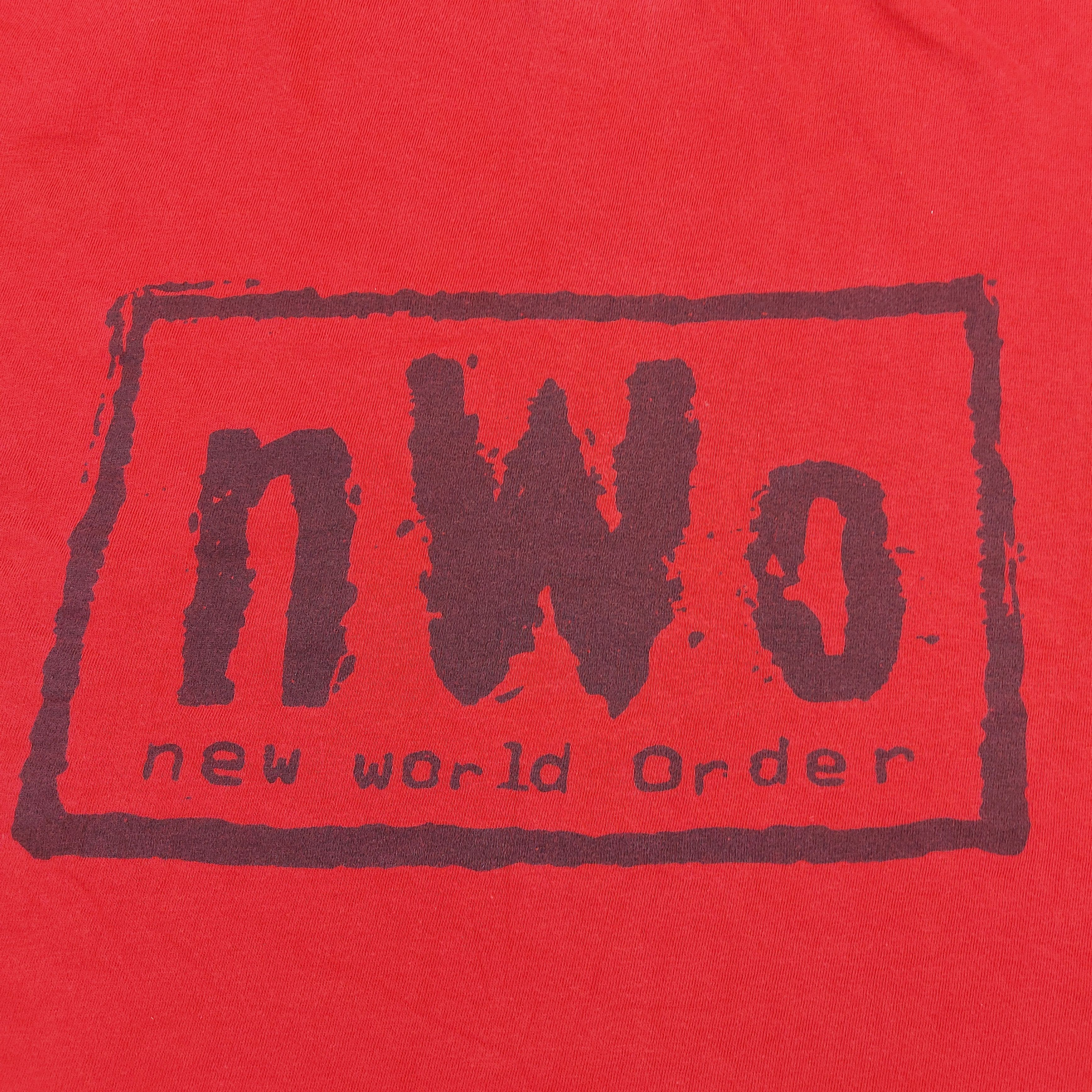 WCW/nWo Vintage Y2K NWO New World Order Wolfpack WWE Wrestling TEE Size US L / EU 52-54 / 3 - 7 Thumbnail