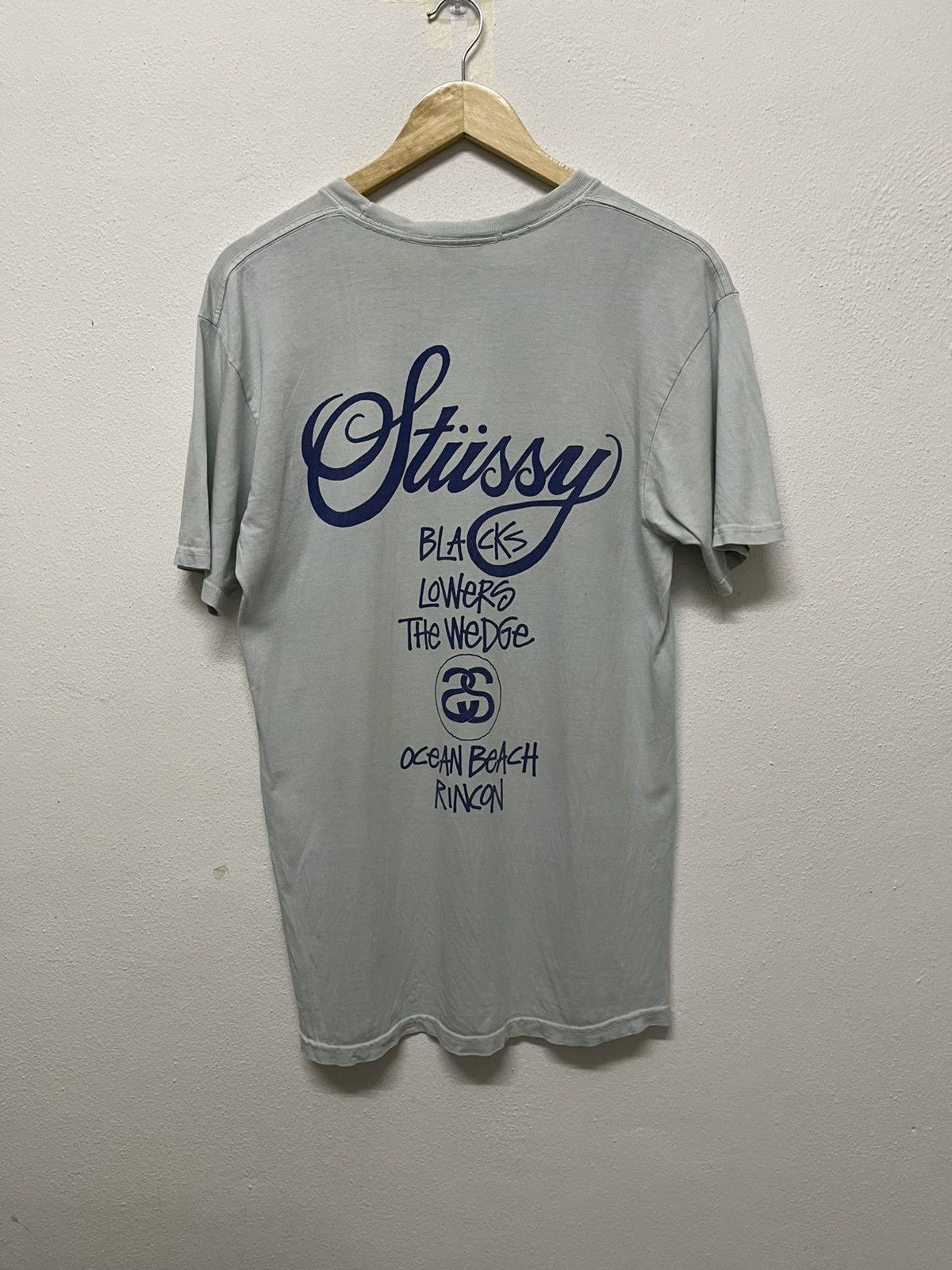 Stussy 2000s STUSSY WORLD TOUR TSHIRT Size US M / EU 48-50 / 2 - 2 Thumbnail