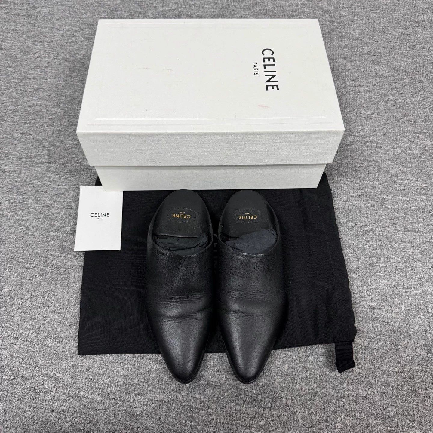 Celine Celine calfskin mules 36EU 99 New Full Set Size US 5 / IT 35 - 3 Thumbnail