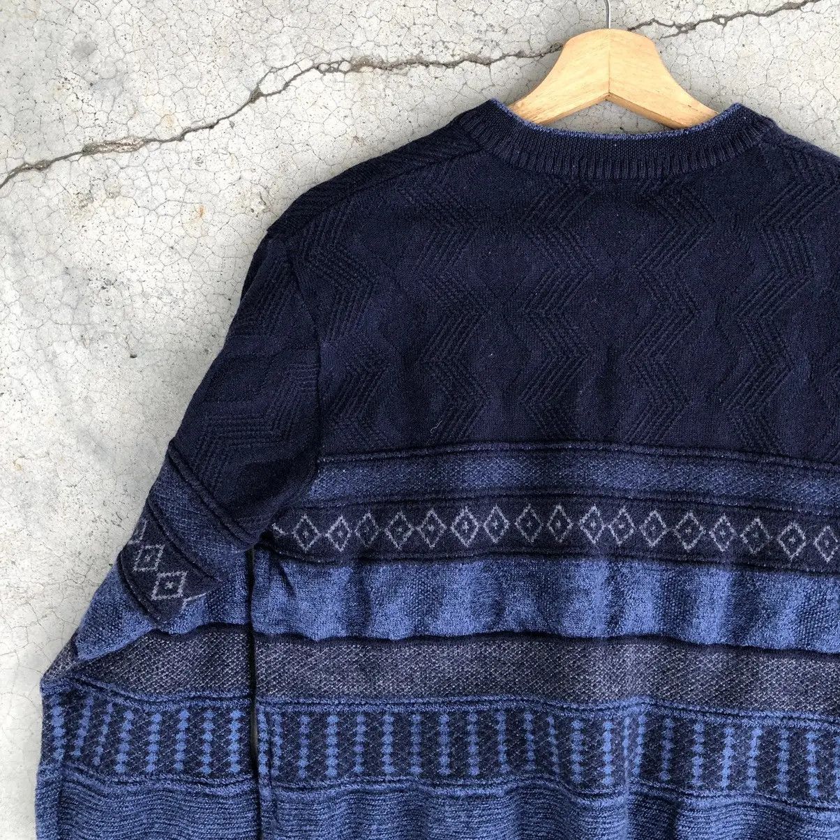 Aran Isles Knitwear × Homespun Knitwear 📌Vintage Knitsweater Strecth/Memeri Like Coogi Pattern Size M / US 6-8 / IT 42-44 - 9 Thumbnail